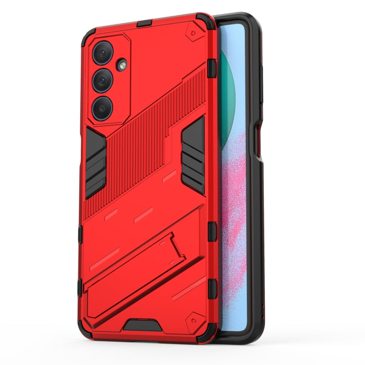 Punk Armor 2 in 1 PC + TPU Phone Case with Holder, For Samsung Galaxy M34 India, For Samsung Galaxy M54 5G