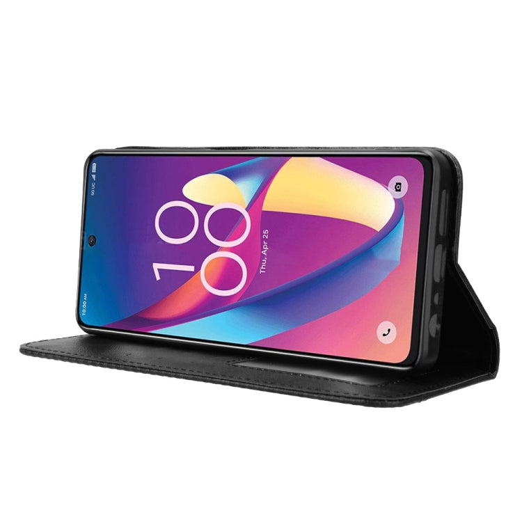Magnetic Buckle Retro Texture Leather Phone Case, For TCL 50 XL 5G, For TCL 50 5G, For TCL 50 SE 4G, For TCL 501 4G, For TCL 505 4G, For TCL 502, For TCL 40 XE 5G / 40 NxtPaper 5G, For TCL 40 NxtPaper 4G, For TCL 40 XE 5G, For TCL 40 XL, For TCL ION X