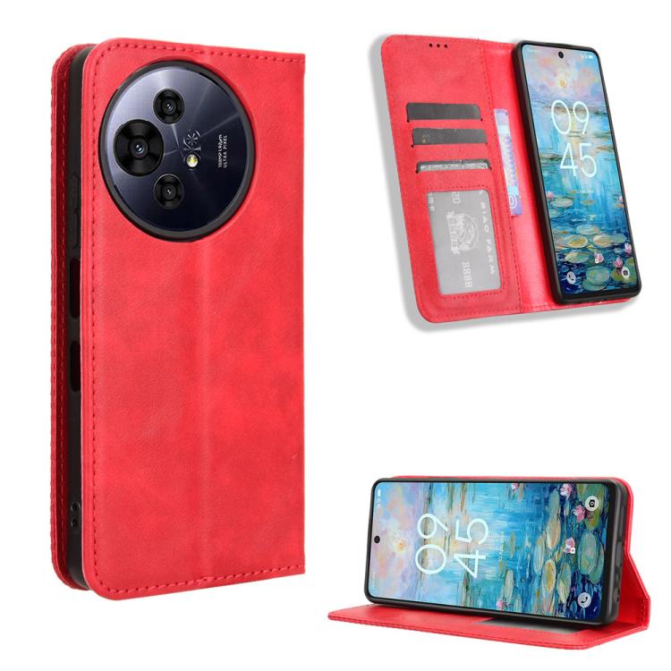 Magnetic Buckle Retro Texture Leather Phone Case, For TCL K70 SE T453D, For TCL K70 4G / K70 Power 4G, For TCL NxtPaper 70 Pro 5G, For TCL K32 5G / K33 5G, For TCL NxtPaper 60 Ultra 5G, For TCL 60 SE NxtPaper 5G, For TCL 60 NxtPaper, For TCL 605 / 60 S...