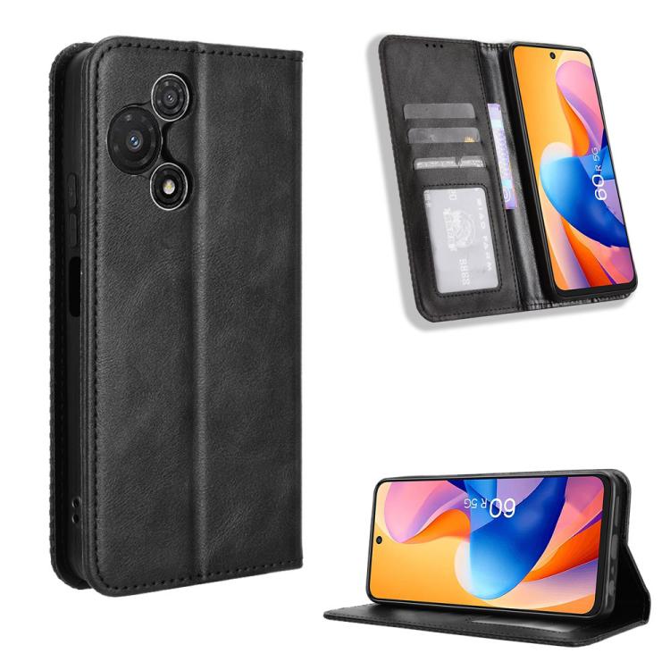 Magnetic Buckle Retro Texture Leather Phone Case, For TCL K70 SE T453D, For TCL K70 4G / K70 Power 4G, For TCL NxtPaper 70 Pro 5G, For TCL K32 5G / K33 5G, For TCL NxtPaper 60 Ultra 5G, For TCL 60 SE NxtPaper 5G, For TCL 60 NxtPaper, For TCL 605 / 60 S...