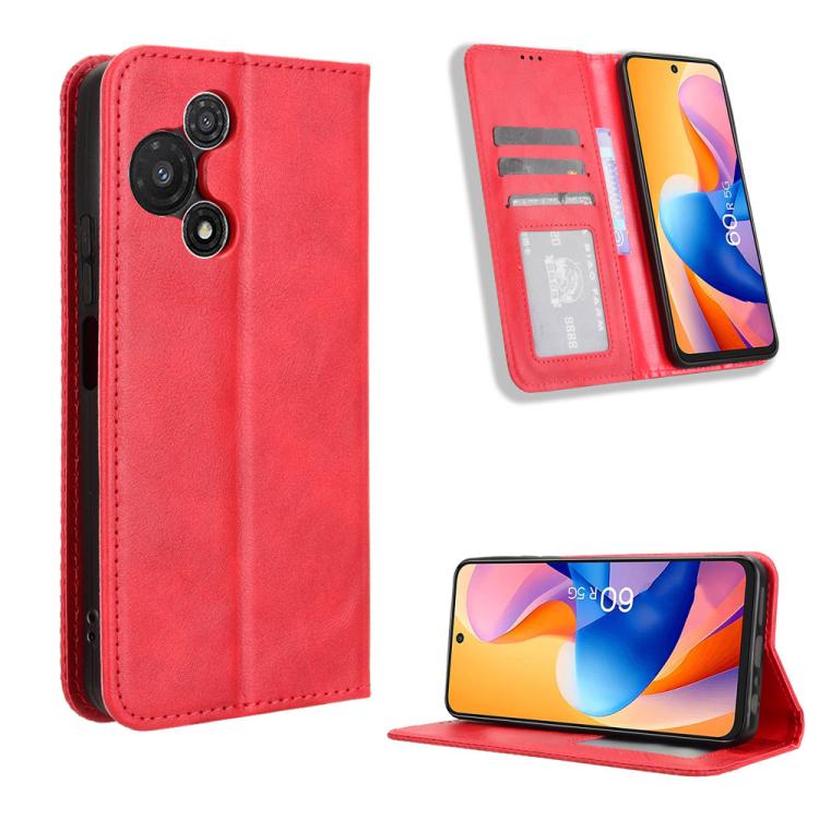 Magnetic Buckle Retro Texture Leather Phone Case, For TCL K70 SE T453D, For TCL K70 4G / K70 Power 4G, For TCL NxtPaper 70 Pro 5G, For TCL K32 5G / K33 5G, For TCL NxtPaper 60 Ultra 5G, For TCL 60 SE NxtPaper 5G, For TCL 60 NxtPaper, For TCL 605 / 60 S...