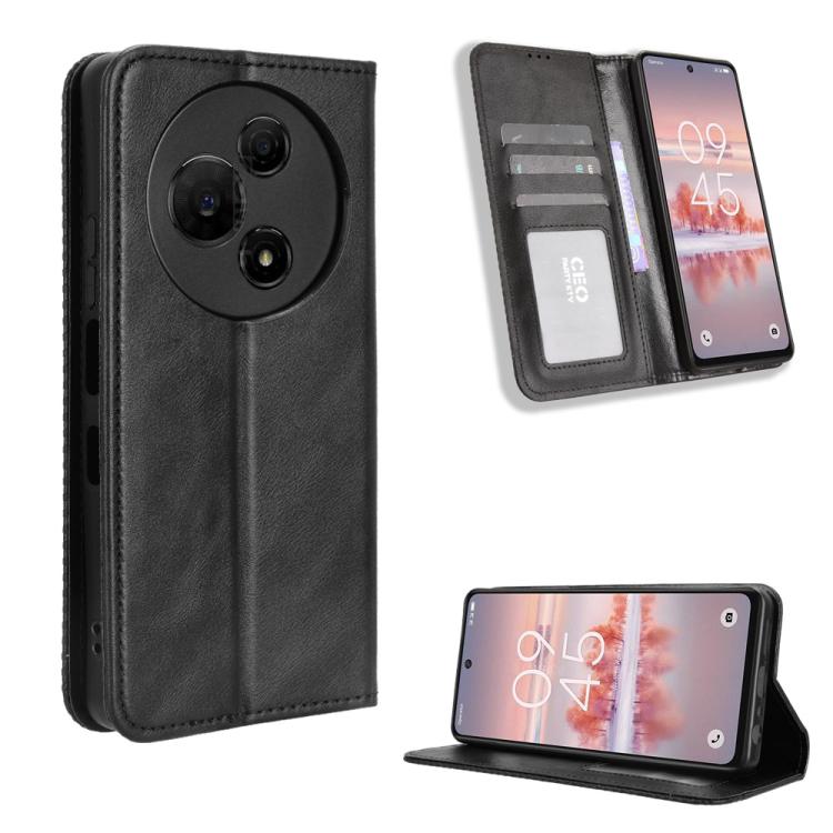 Magnetic Buckle Retro Texture Leather Phone Case, For TCL K70 SE T453D, For TCL K70 4G / K70 Power 4G, For TCL NxtPaper 70 Pro 5G, For TCL K32 5G / K33 5G, For TCL NxtPaper 60 Ultra 5G, For TCL 60 SE NxtPaper 5G, For TCL 60 NxtPaper, For TCL 605 / 60 S...