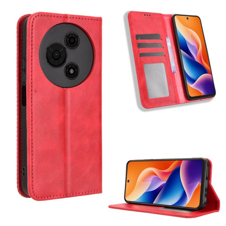 Magnetic Buckle Retro Texture Leather Phone Case, For TCL K70 SE T453D, For TCL K70 4G / K70 Power 4G, For TCL NxtPaper 70 Pro 5G, For TCL K32 5G / K33 5G, For TCL NxtPaper 60 Ultra 5G, For TCL 60 SE NxtPaper 5G, For TCL 60 NxtPaper, For TCL 605 / 60 S...
