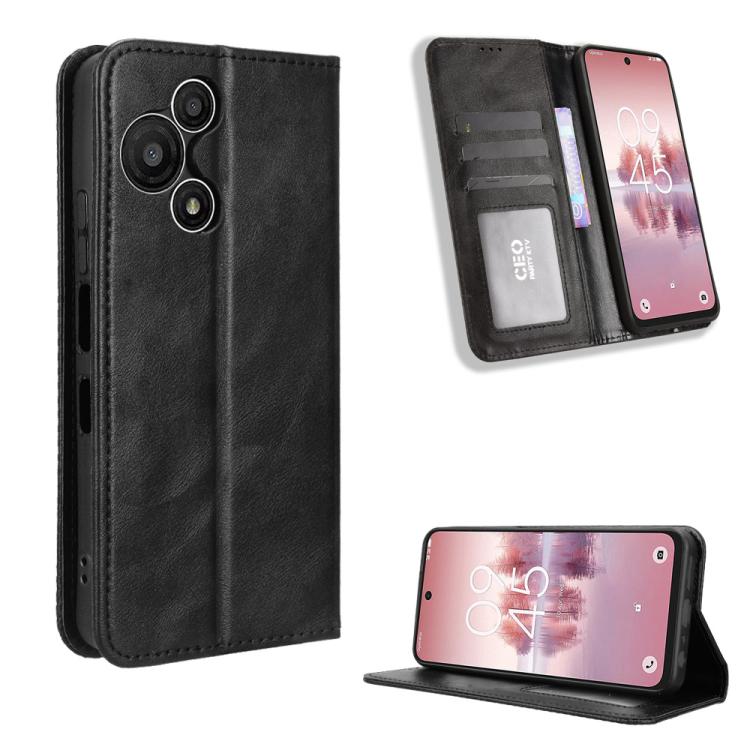 Magnetic Buckle Retro Texture Leather Phone Case, For TCL K70 SE T453D, For TCL K70 4G / K70 Power 4G, For TCL NxtPaper 70 Pro 5G, For TCL K32 5G / K33 5G, For TCL NxtPaper 60 Ultra 5G, For TCL 60 SE NxtPaper 5G, For TCL 60 NxtPaper, For TCL 605 / 60 S...