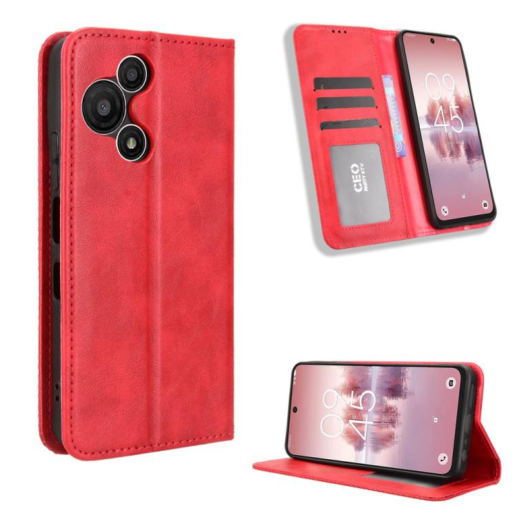 Magnetic Buckle Retro Texture Leather Phone Case, For TCL K70 SE T453D, For TCL K70 4G / K70 Power 4G, For TCL NxtPaper 70 Pro 5G, For TCL K32 5G / K33 5G, For TCL NxtPaper 60 Ultra 5G, For TCL 60 SE NxtPaper 5G, For TCL 60 NxtPaper, For TCL 605 / 60 S...