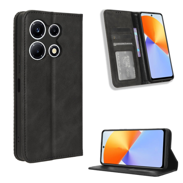 Magnetic Buckle Retro Texture Leather Phone Case, For Infinix Smart 7 Plus, For Infinix Note 30 5G, For Infinix Smart 7 HD X6516, For Infinix Note 30i, For Infinix Note 30 Pro, For Infinix Note 30 4G, For Infinix Note 30 VIP
