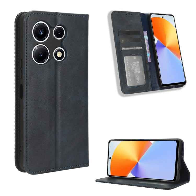 Magnetic Buckle Retro Texture Leather Phone Case, For Infinix Note 30 4G, For Infinix Note 30 VIP