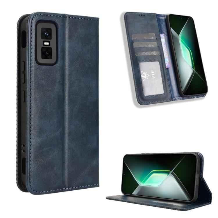 Magnetic Buckle Retro Texture Leather Phone Case, For Infinix Smart 10 / Tecno Pop 10 4G, For Infinix Hot 60i 5G / Tecno Spark Go 5G, For Infinix Hot 60i 4G / Hot 60 5G, For Infinix Hot 60 Pro+ 4G, For Infinix Hot 60 Pro 4G, For Infinix Smart 10 Plus 4...
