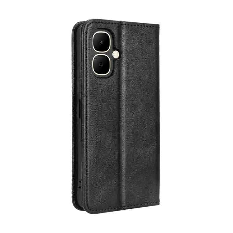 Magnetic Buckle Retro Texture Leather Phone Case, For Infinix Smart 10 / Tecno Pop 10 4G, For Infinix Hot 60i 5G / Tecno Spark Go 5G, For Infinix Hot 60i 4G / Hot 60 5G, For Infinix Hot 60 Pro+ 4G, For Infinix Hot 60 Pro 4G, For Infinix Smart 10 Plus 4...