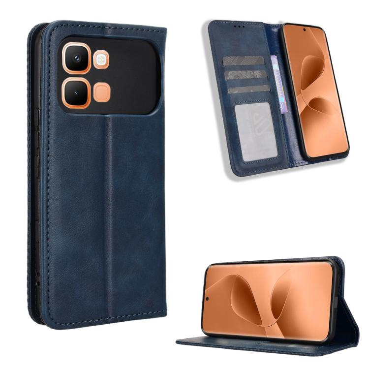 Magnetic Buckle Retro Texture Leather Phone Case, For Infinix GT 50 Pro 5G, For Infinix Hot 70 4G, For Infinix Note 60 Ultra 5G, For Infinix Note Edge 5G, For Infinix Smart 20 4G, For Infinix Note 60 / 60 Pro 5G, For Infinix Hot 60i 5G / Tecno Spark Go...
