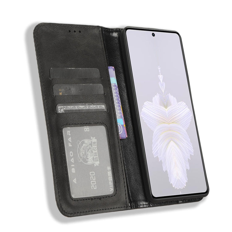 Magnetic Buckle Retro Texture Leather Phone Case, For Tecno Camon 20 Pro 5G, For Tecno Camon 20 Pro