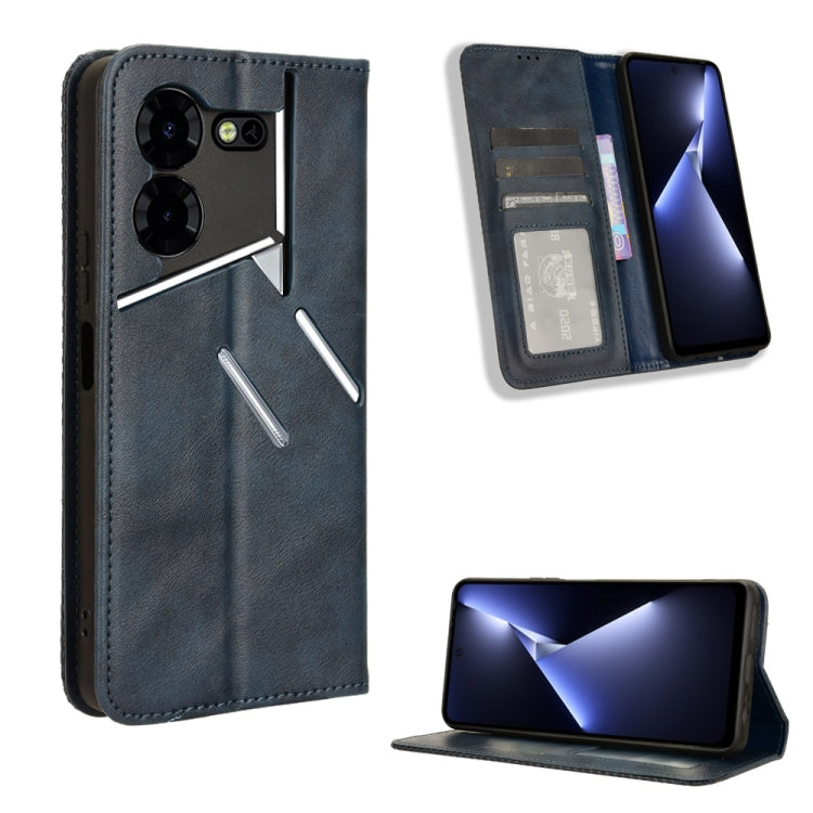 Magnetic Buckle Retro Texture Leather Phone Case, For Tecno Pova 6 4G, For Tecno Camon 30 Pro 5G, For Tecno Camon 30 5G / 4G, For Tecno Pova 6 Pro 5G, For Tecno Spark 20 Pro+ 4G, For Tecno Spark 20 Pro 4G, For Tecno Spark Go 2024, For Tecno Spark 20 4G...