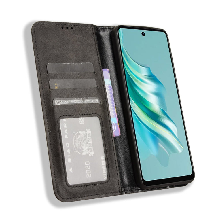 Magnetic Buckle Retro Texture Leather Phone Case, For Tecno Spark 20 4G, For Tecno Pova 5 Pro LH8n, For Tecno Pova Neo 3, For Tenco Pova 5 4G, For Tecno Camon 20 Premier 5G, For Tecno Camon 20 Pro 5G, For Tecno Camon 20 Pro
