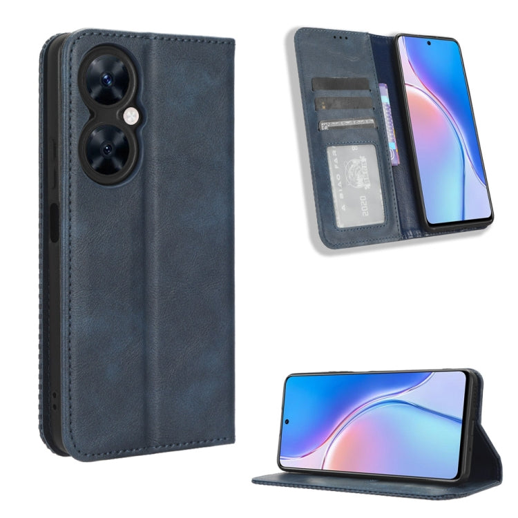 Magnetic Buckle Retro Texture Leather Phone Case, For Huawei Mate 60 Pro 5G, For Huawei Enjoy 60 Pro / nova 11i, For Huawei Enjoy 60X
