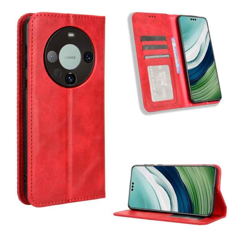 Magnetic Buckle Retro Texture Leather Phone Case, For Huawei Pura 70 Ultra, For Huawei Pura 70 Pro / 70 Pro+, For Huawei nova 12i 4G / Enjoy 70 Pro 4G, For Huawei Pura 70, For Huawei nova Y72 4G / Enjoy 70 4G, For Huawei Enjoy 70 4G, For Huawei nova 11...