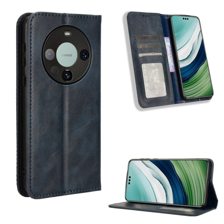 Magnetic Buckle Retro Texture Leather Phone Case, For Huawei Mate 60 Pro 5G, For Huawei Enjoy 60 Pro / nova 11i, For Huawei Enjoy 60X