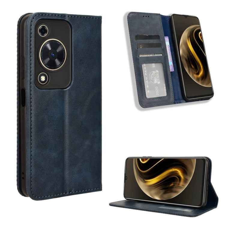 Magnetic Buckle Retro Texture Leather Phone Case, For Huawei Pura 70 Ultra, For Huawei Pura 70 Pro / 70 Pro+, For Huawei nova 12i 4G / Enjoy 70 Pro 4G, For Huawei Pura 70, For Huawei nova Y72 4G / Enjoy 70 4G, For Huawei Enjoy 70 4G, For Huawei nova 11...
