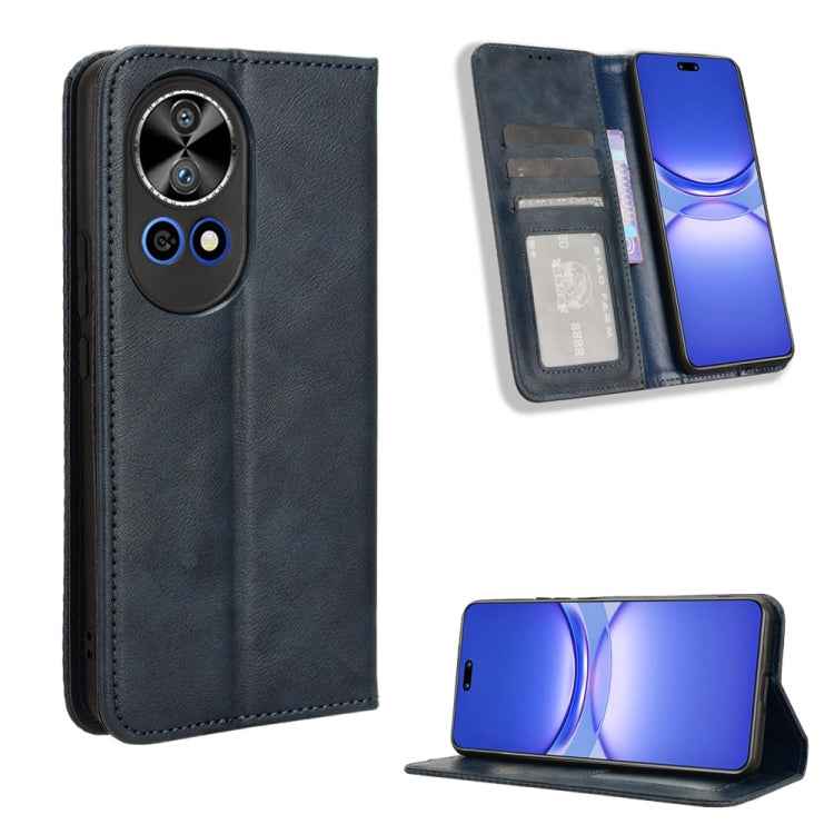 Magnetic Buckle Retro Texture Leather Phone Case, For Huawei Pura 70 Ultra, For Huawei Pura 70 Pro / 70 Pro+, For Huawei nova 12i 4G / Enjoy 70 Pro 4G, For Huawei Pura 70, For Huawei nova Y72 4G / Enjoy 70 4G, For Huawei Enjoy 70 4G, For Huawei nova 11...