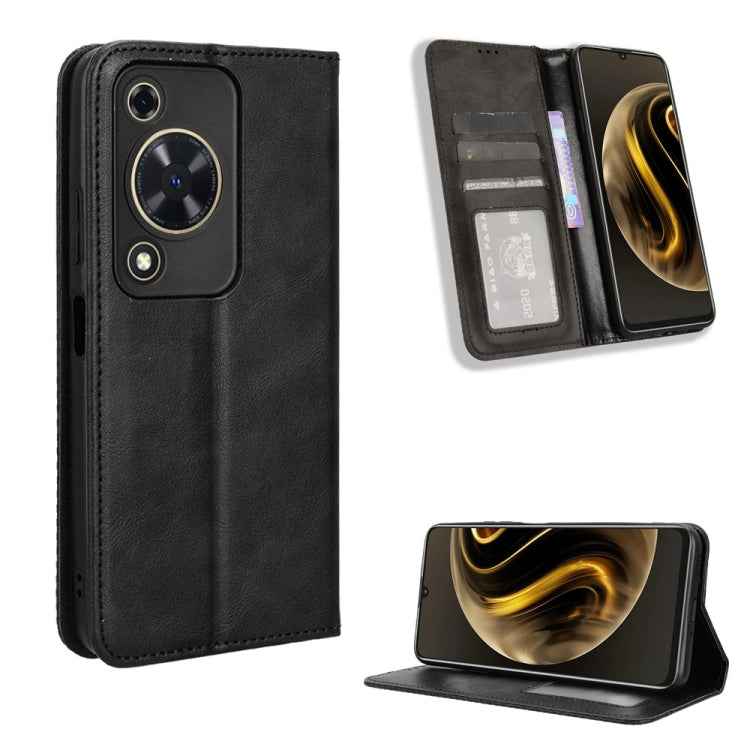 Magnetic Buckle Retro Texture Leather Phone Case, For Huawei Pura 70 Ultra, For Huawei Pura 70 Pro / 70 Pro+, For Huawei nova 12i 4G / Enjoy 70 Pro 4G, For Huawei Pura 70, For Huawei nova Y72 4G / Enjoy 70 4G, For Huawei Enjoy 70 4G, For Huawei nova 11...