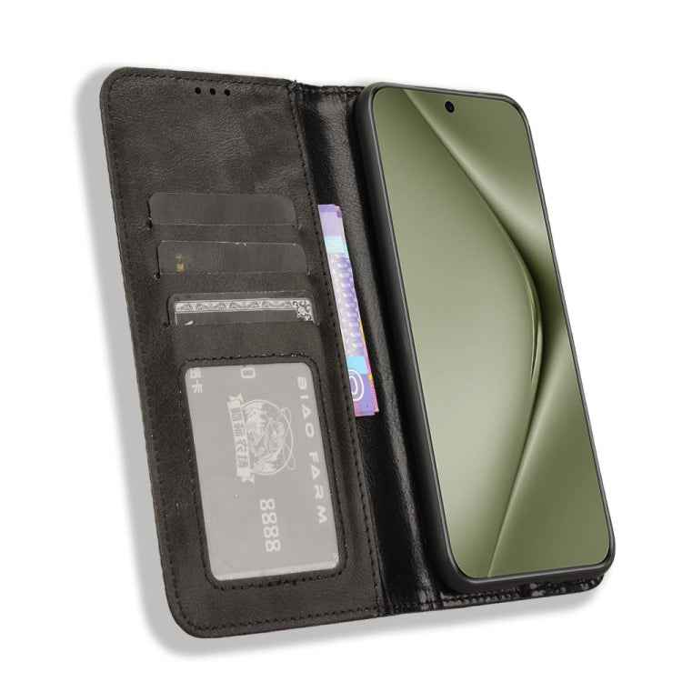 Magnetic Buckle Retro Texture Leather Phone Case, For Huawei Pura 70 Ultra, For Huawei Pura 70 Pro / 70 Pro+, For Huawei nova 12i 4G / Enjoy 70 Pro 4G, For Huawei Pura 70, For Huawei nova Y72 4G / Enjoy 70 4G, For Huawei Enjoy 70 4G, For Huawei nova 11...