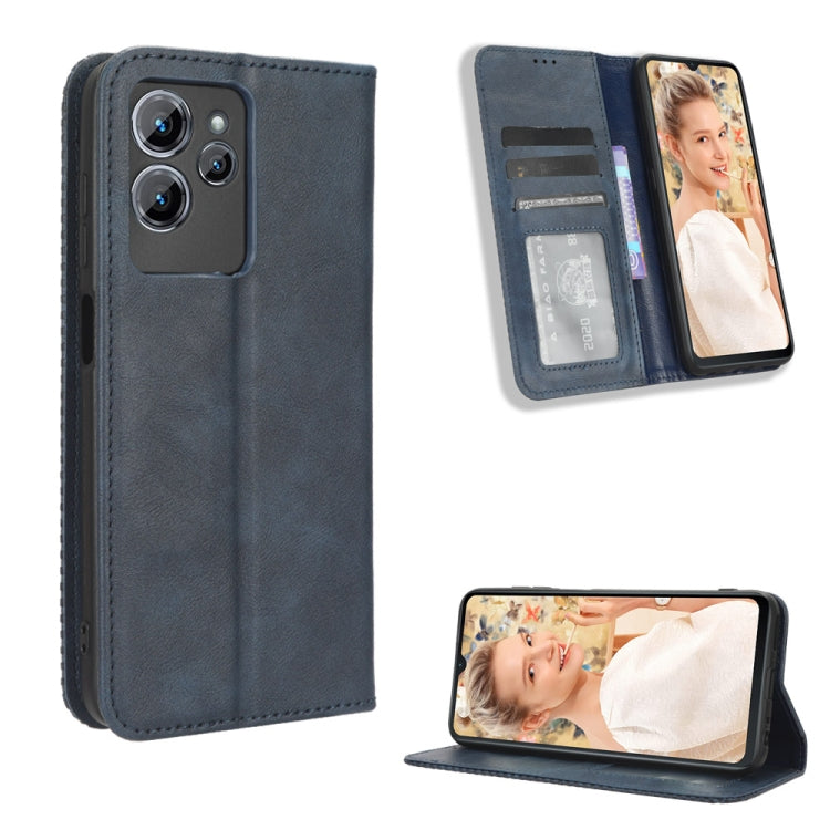Magnetic Buckle Retro Texture Leather Phone Case, For Oukitel C53, For Oukitel C50, For Oukitel C37, For Oukitel C51, For Oukitel C38, For Oukitel C35 / C36, For Oukitel C33, For Oukitel C32