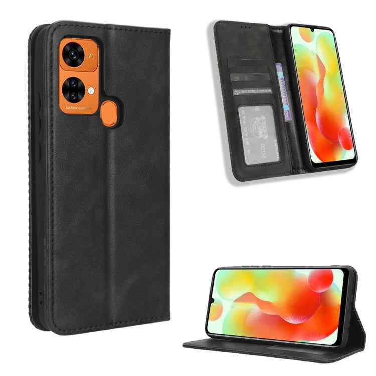 Magnetic Buckle Retro Texture Leather Phone Case, For Oukitel C53, For Oukitel C50, For Oukitel C37, For Oukitel C51, For Oukitel C38, For Oukitel C35 / C36, For Oukitel C33, For Oukitel C32