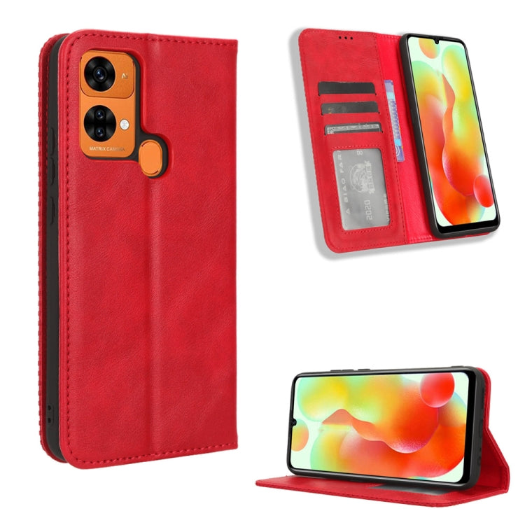 Magnetic Buckle Retro Texture Leather Phone Case, For Oukitel C53, For Oukitel C50, For Oukitel C37, For Oukitel C51, For Oukitel C38, For Oukitel C35 / C36, For Oukitel C33, For Oukitel C32