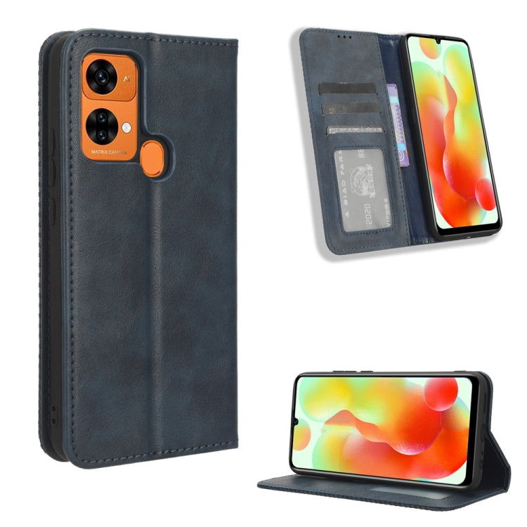 Magnetic Buckle Retro Texture Leather Phone Case, For Oukitel C53, For Oukitel C50, For Oukitel C37, For Oukitel C51, For Oukitel C38, For Oukitel C35 / C36, For Oukitel C33, For Oukitel C32