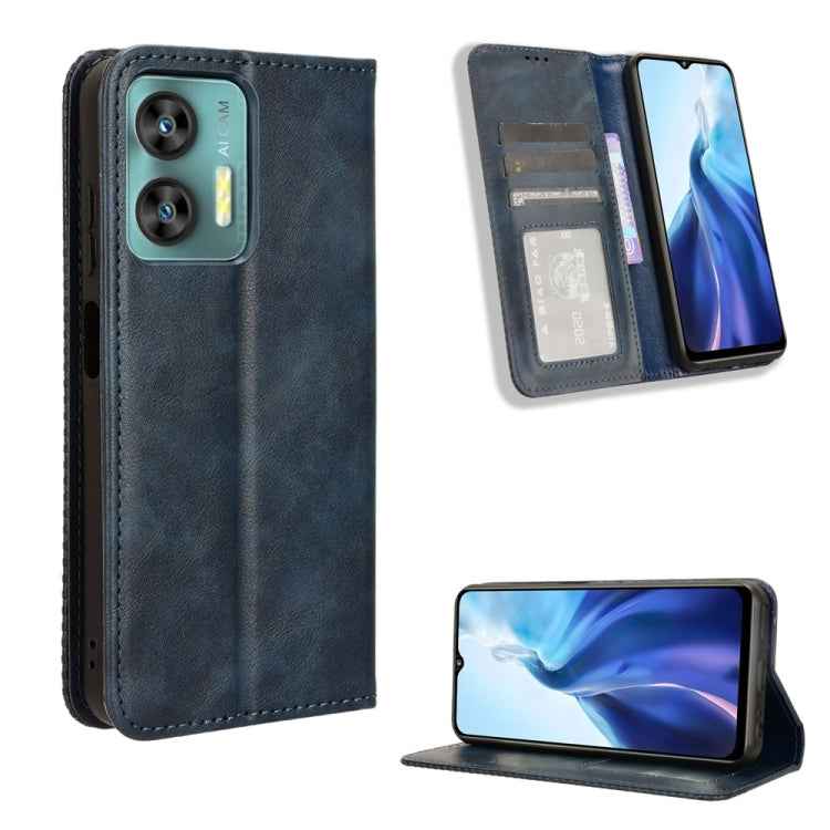Magnetic Buckle Retro Texture Leather Phone Case, For Oukitel C53, For Oukitel C50, For Oukitel C37, For Oukitel C51, For Oukitel C38, For Oukitel C35 / C36, For Oukitel C33, For Oukitel C32