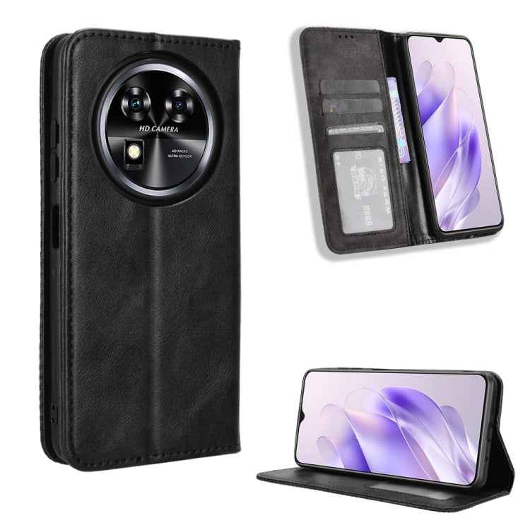 Magnetic Buckle Retro Texture Leather Phone Case, For Oukitel C37, For Oukitel C51, For Oukitel C38, For Oukitel C35 / C36, For Oukitel C33, For Oukitel C32
