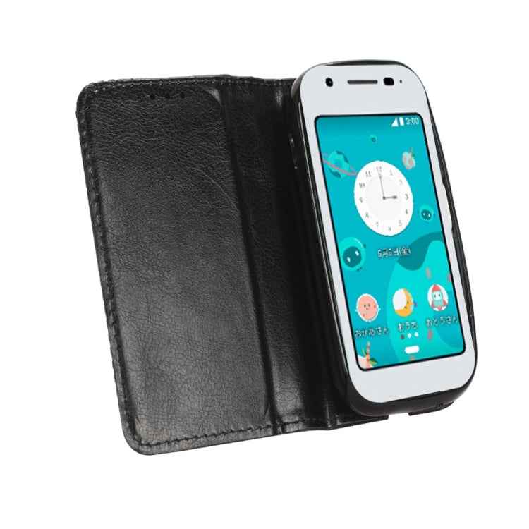 Magnetic Buckle Retro Texture Leather Phone Case, For Sharp Mamorino6