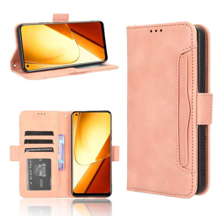 Skin Feel Calf Texture Card Slots Leather Phone Case, For Realme 12+ 5G, For Realme Note 50 4G, For Realme 12 Pro / 12 Pro+ 5G, For Realme C67 4G, For Realme 11 4G Foreign, For Realme GT5 5G, For Realme 11 5G Foreign / 11X, For Realme C53 / Narzo N53 4...