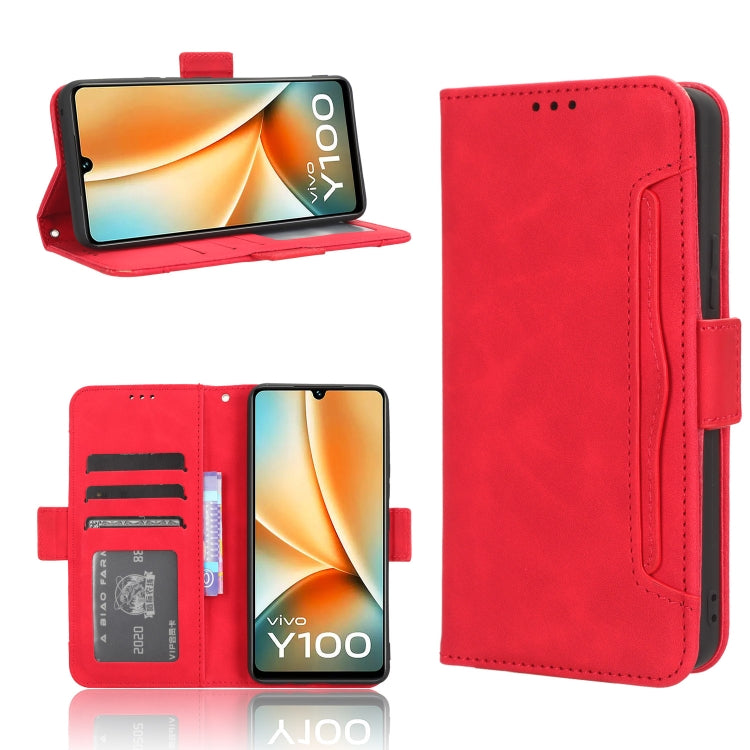 Skin Feel Calf Texture Card Slots Leather Phone Case, For vivo Y78 Plus, For vivo Y16 / iQOO Z7i, For vivo Y100 5G, For vivo Y33T 2023, For vivo Y33T / Y33s / Y21 / Y21s
