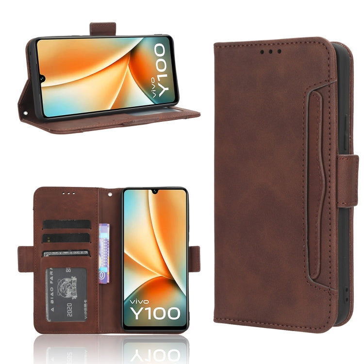 Skin Feel Calf Texture Card Slots Leather Phone Case, For vivo Y78 Plus, For vivo Y16 / iQOO Z7i, For vivo Y100 5G, For vivo Y33T 2023, For vivo Y33T / Y33s / Y21 / Y21s