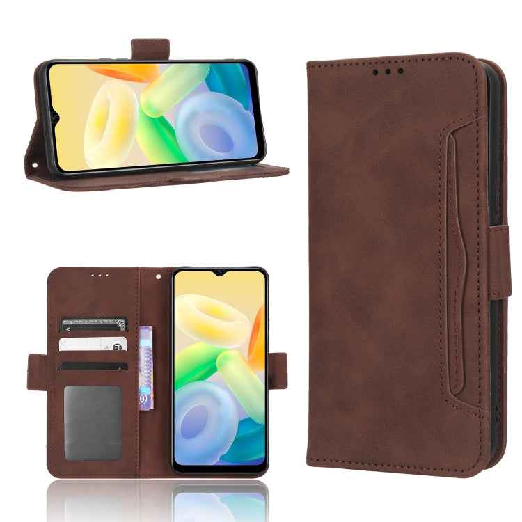 Skin Feel Calf Texture Card Slots Leather Phone Case, For vivo Y78 Plus, For vivo Y16 / iQOO Z7i, For vivo Y100 5G, For vivo Y33T 2023, For vivo Y33T / Y33s / Y21 / Y21s