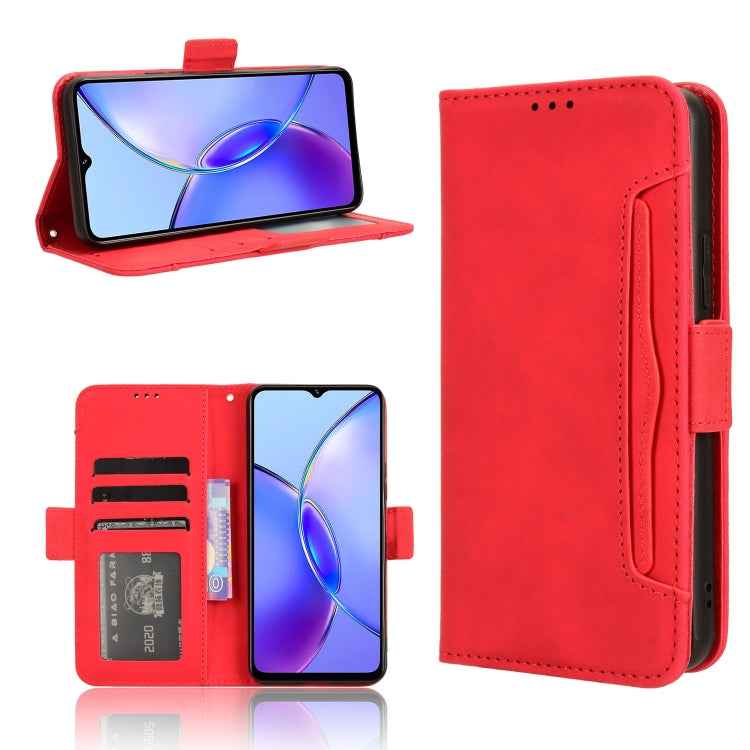 Skin Feel Calf Texture Card Slots Leather Phone Case, For vivo Y78 Plus, For vivo Y16 / iQOO Z7i, For vivo Y100 5G, For vivo Y33T 2023, For vivo Y33T / Y33s / Y21 / Y21s