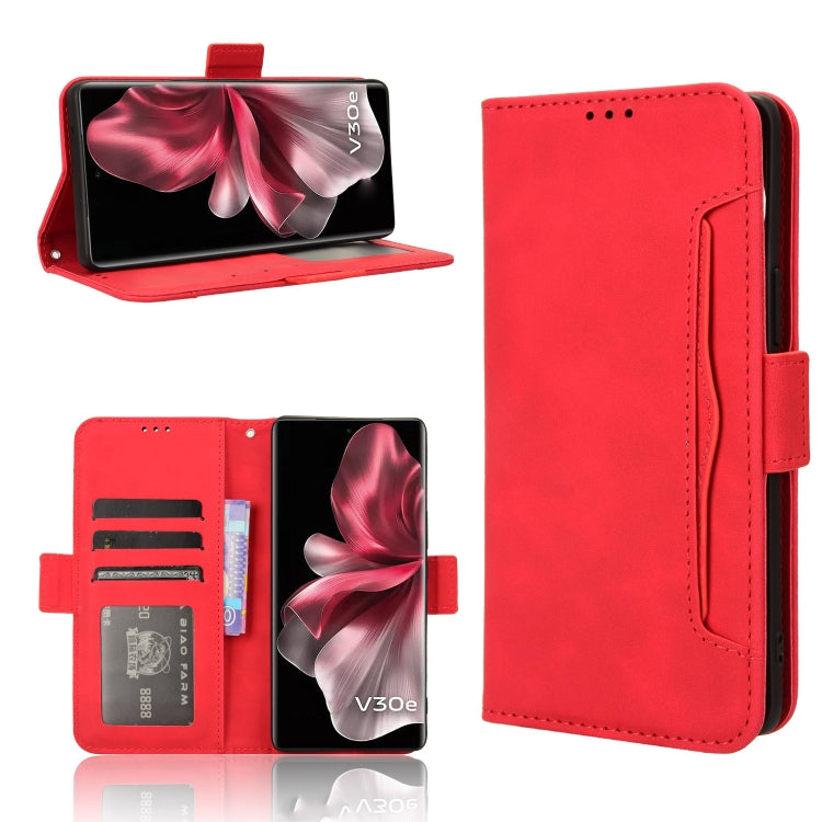 Skin Feel Calf Texture Card Slots Leather Phone Case, For vivo X200 5G, For vivo X200 Pro mini 5G, For vivo X200 Pro 5G, For vivo V40 Lite 4G / 5G IDN, For vivo V40e 5G / iQOO Z9S 5G, For vivo T3 Pro 5G / iQOO Z9S Pro 5G, For vivo V30e 5G / V40 Lite 5G...