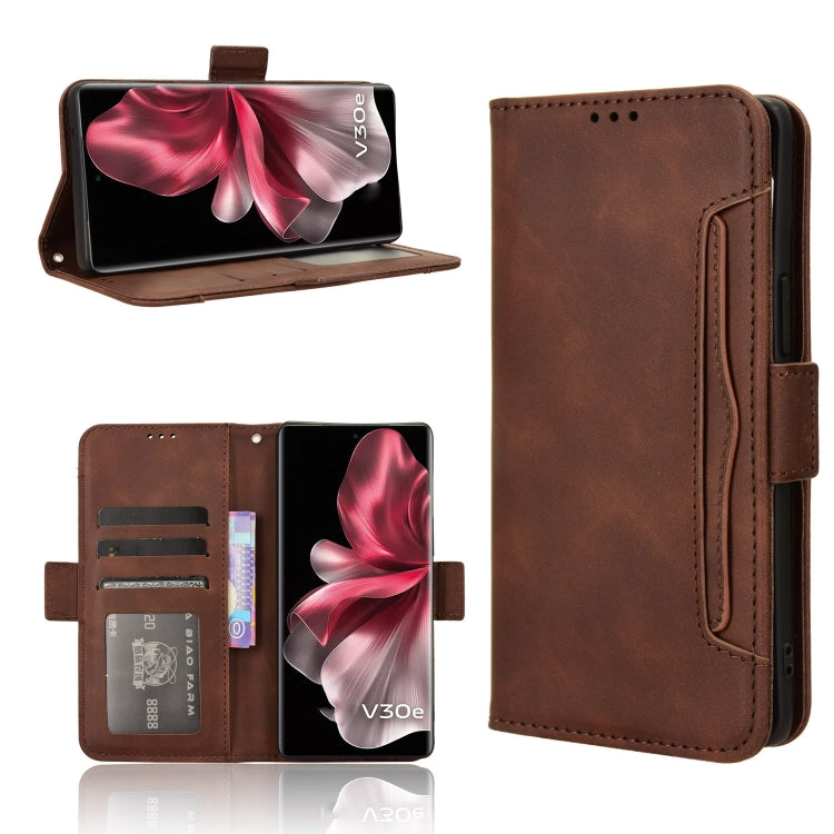 Skin Feel Calf Texture Card Slots Leather Phone Case, For vivo X200 5G, For vivo X200 Pro mini 5G, For vivo X200 Pro 5G, For vivo V40 Lite 4G / 5G IDN, For vivo V40e 5G / iQOO Z9S 5G, For vivo T3 Pro 5G / iQOO Z9S Pro 5G, For vivo V30e 5G / V40 Lite 5G...
