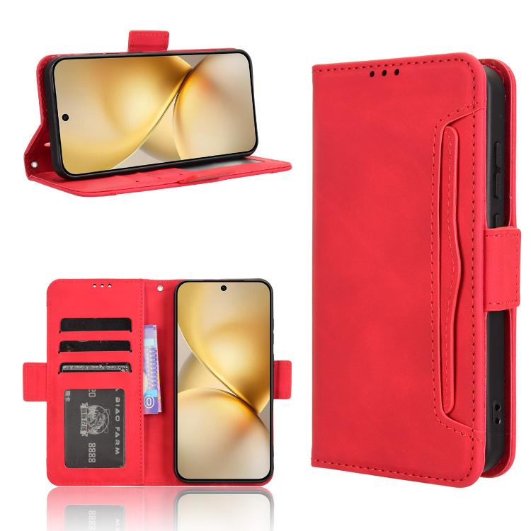 Skin Feel Calf Texture Card Slots Leather Phone Case, For vivo X200 5G, For vivo X200 Pro mini 5G, For vivo X200 Pro 5G, For vivo V40 Lite 4G / 5G IDN, For vivo V40e 5G / iQOO Z9S 5G, For vivo T3 Pro 5G / iQOO Z9S Pro 5G, For vivo V30e 5G / V40 Lite 5G...