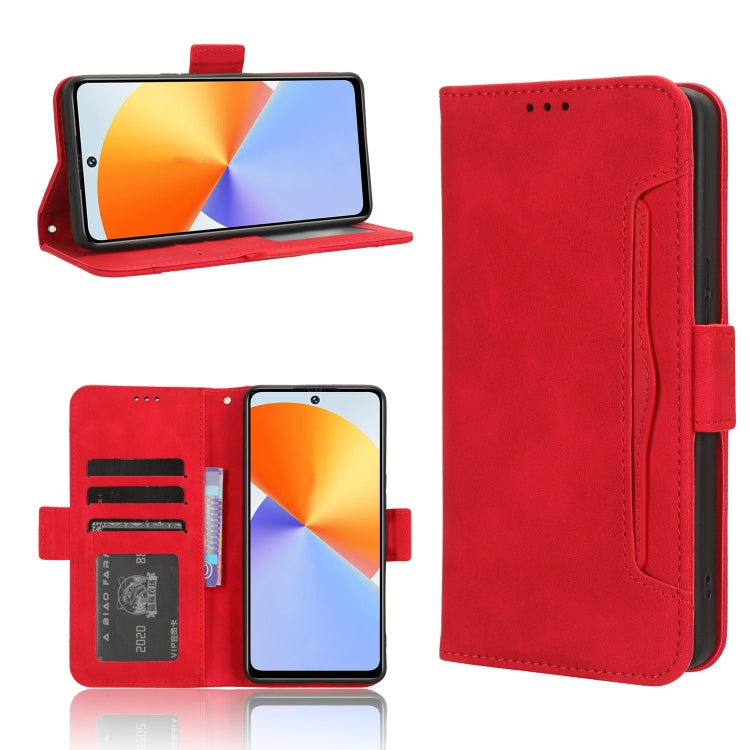 Skin Feel Calf Texture Card Slots Leather Phone Case, For Infinix Smart 7 Plus, For Infinix Note 30 5G, For Infinix Smart 7 HD X6516, For Infinix Note 30i, For Infinix Note 30 Pro, For Infinix Note 30 4G, For Infinix Note 30 VIP