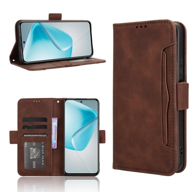 Skin Feel Calf Texture Card Slots Leather Phone Case