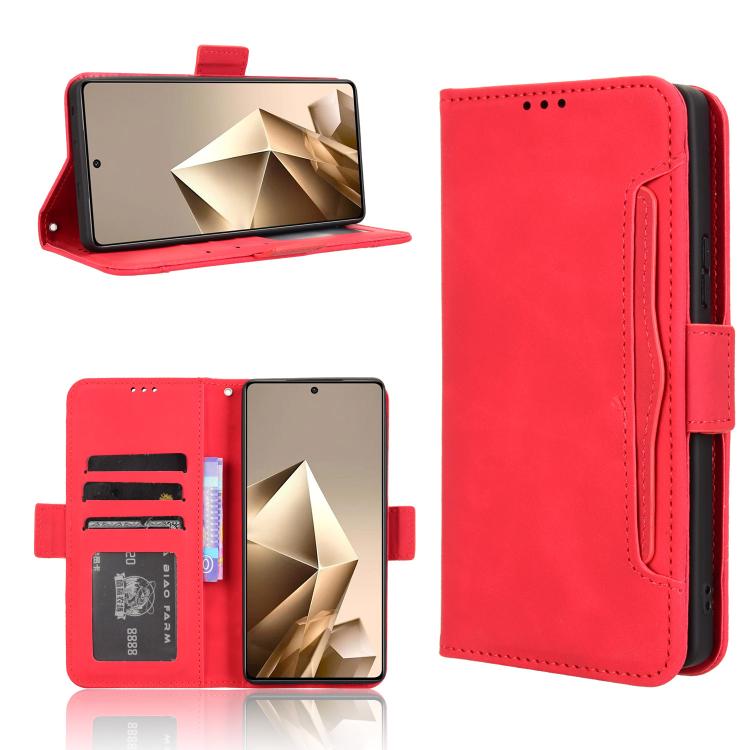 Skin Feel Calf Texture Card Slots Leather Phone Case