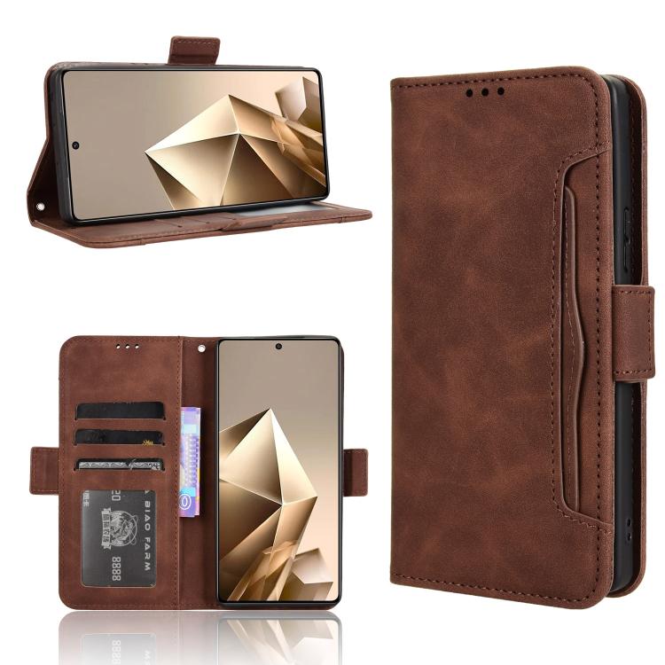 Skin Feel Calf Texture Card Slots Leather Phone Case