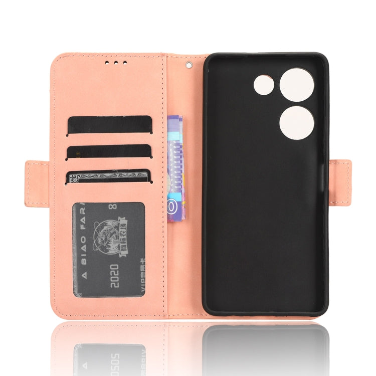 Skin Feel Calf Texture Card Slots Leather Phone Case, For Tecno Camon 20 Pro