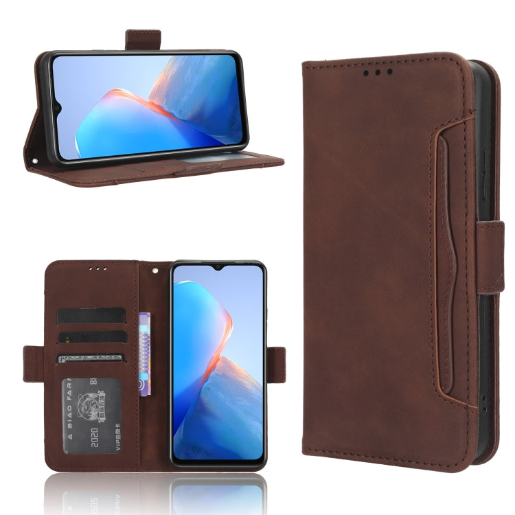 Skin Feel Calf Texture Card Slots Leather Phone Case, For Tecno Camon 20 Pro