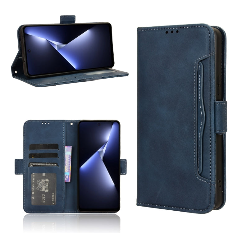 Skin Feel Calf Texture Card Slots Leather Phone Case, For Tecno Spark 20 4G KJ5, For Tecno Pova 5 Pro, For Tecno Pova Neo 3, For Tenco Pova 5 4G, For Tecno Camon 20 Premier 5G, For Tecno Camon 20 Pro 5G, For Tecno Camon 20 Pro