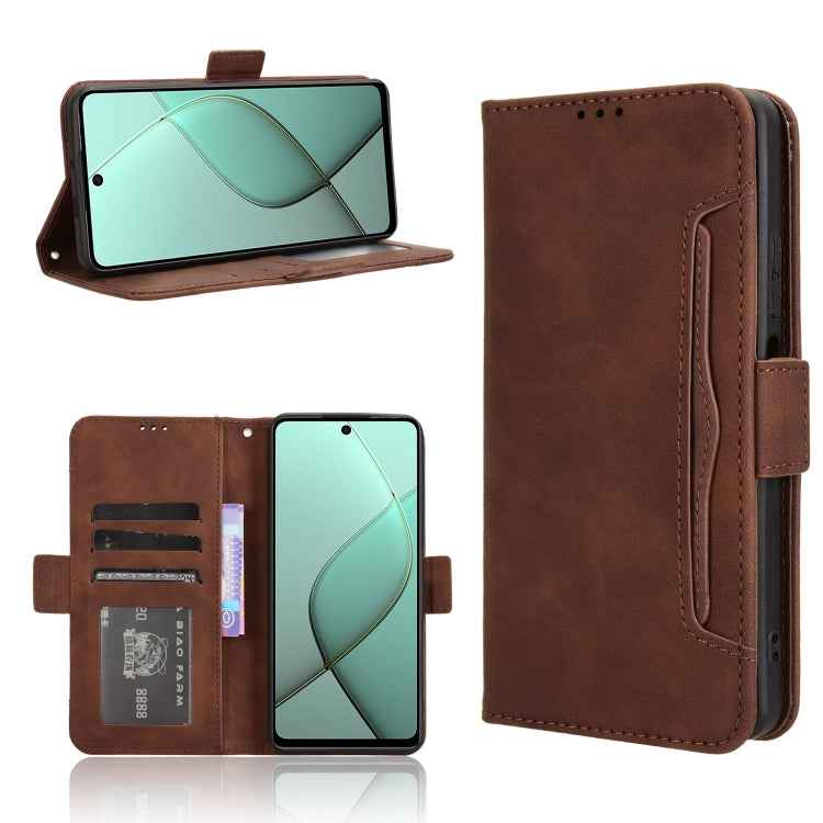 Skin Feel Calf Texture Card Slots Leather Phone Case, For Tecno Spark Go 1 / Pop 9 / Spark Go 2025, For Tecno Spark 30C 4G, For Tecno Spark 20 Pro 5G, For Tecno Camon 30 Premier 5G, For Tecno Pova 6 Neo 4G, For Tecno Pova 6 4G, For Tecno Camon 30 Pro 5...