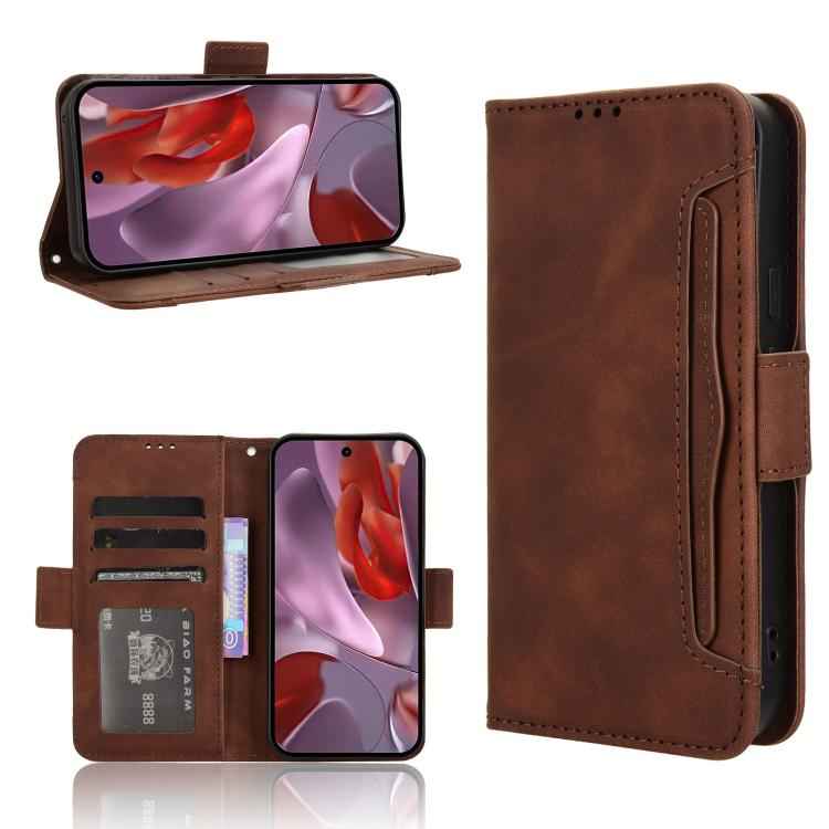 Skin Feel Calf Texture Card Slots Leather Phone Case, For Google Pixel 10 Pro XL, For Google Pixel 10 Pro / 10, For Google Pixel 9a, For Google Pixel 9 Pro, For Google Pixel 9, For Google Pixel 8a, For Google Pixel 8 Pro, For Google Pixel 8