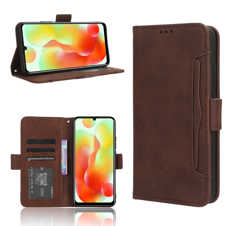 Skin Feel Calf Texture Card Slots Leather Phone Case, For Oukitel C33, For Oukitel C32