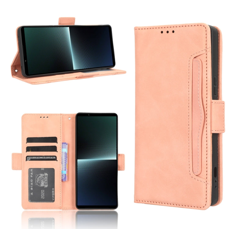Skin Feel Calf Texture Card Slots Leather Phone Case, For Sony Xperia 1 VIII, For Sony Xperia 10 VII, For Sony Xperia 1 VII, For Sony Xperia 10 VI 2024, For Sony Xperia 1 VI 2024, For Sony Xperia 5 V 2023, For Sony Xperia 1 V, For Sony Xperia 10 V